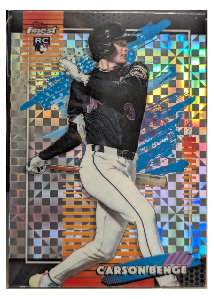 2026 Topps Finest Carson Benge #116 card
