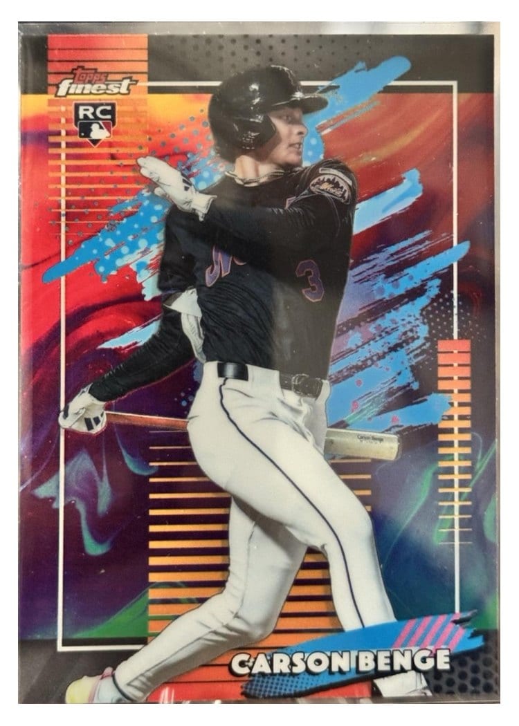 2026 Topps Finest Carson Benge #116 card