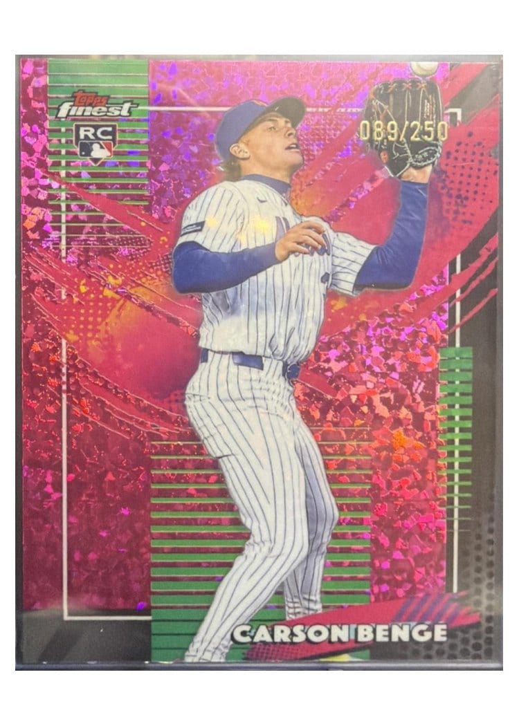 2026 Topps Finest Carson Benge #258 card