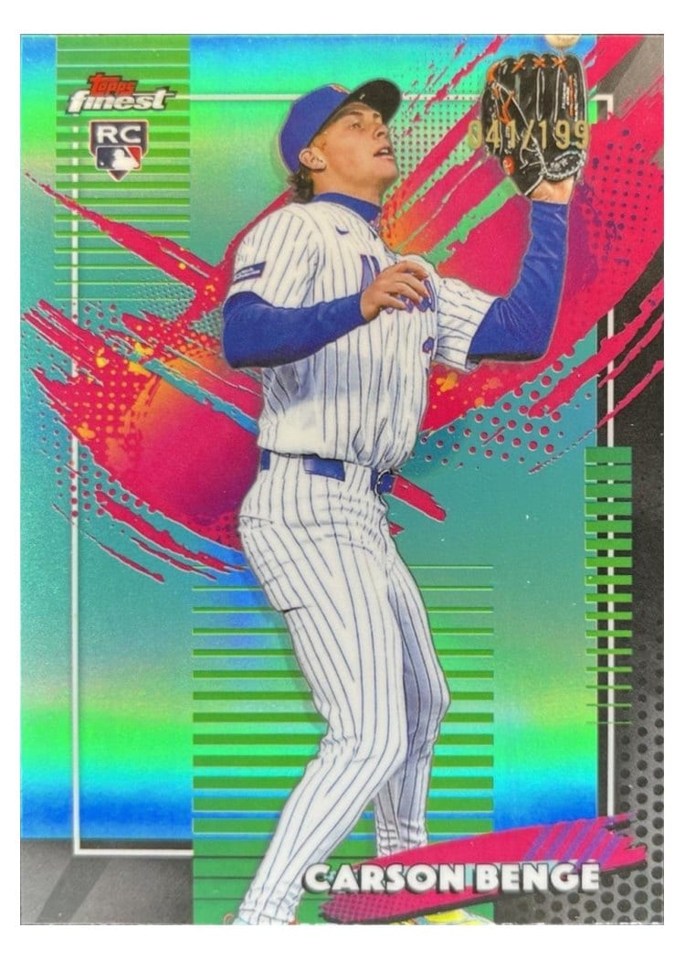 2026 Topps Finest Carson Benge #258 card