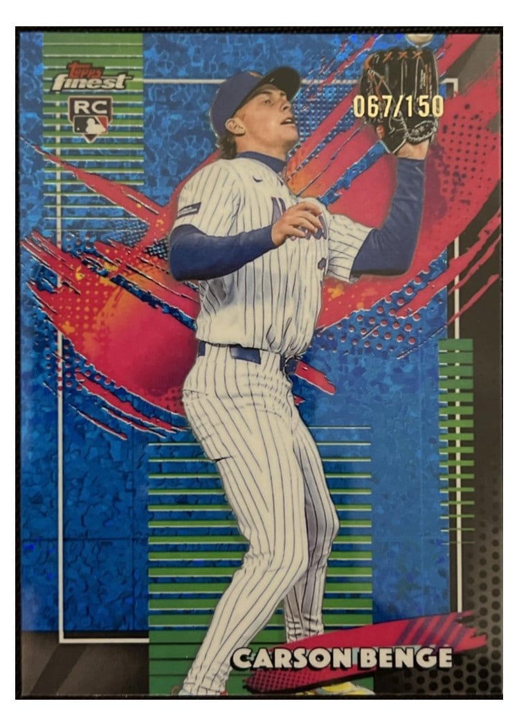 2026 Topps Finest Carson Benge #258 card