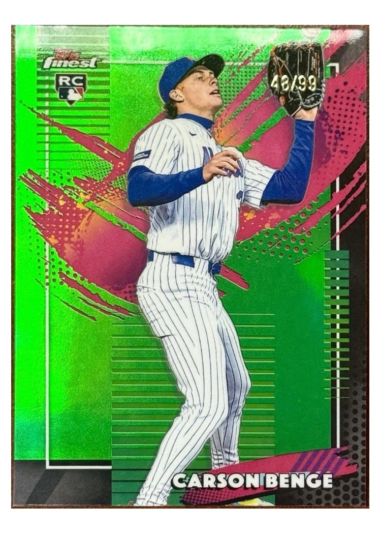 2026 Topps Finest Carson Benge #258 card
