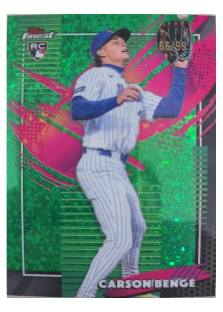 2026 Topps Finest Carson Benge #258 card
