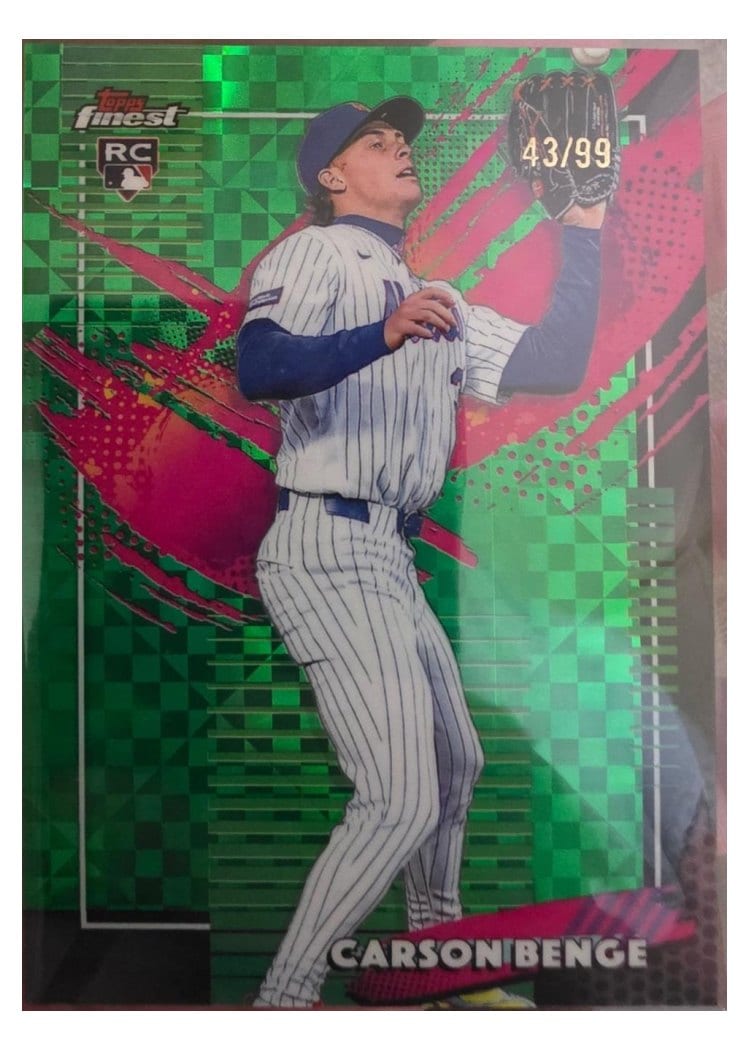2026 Topps Finest Carson Benge #258 card