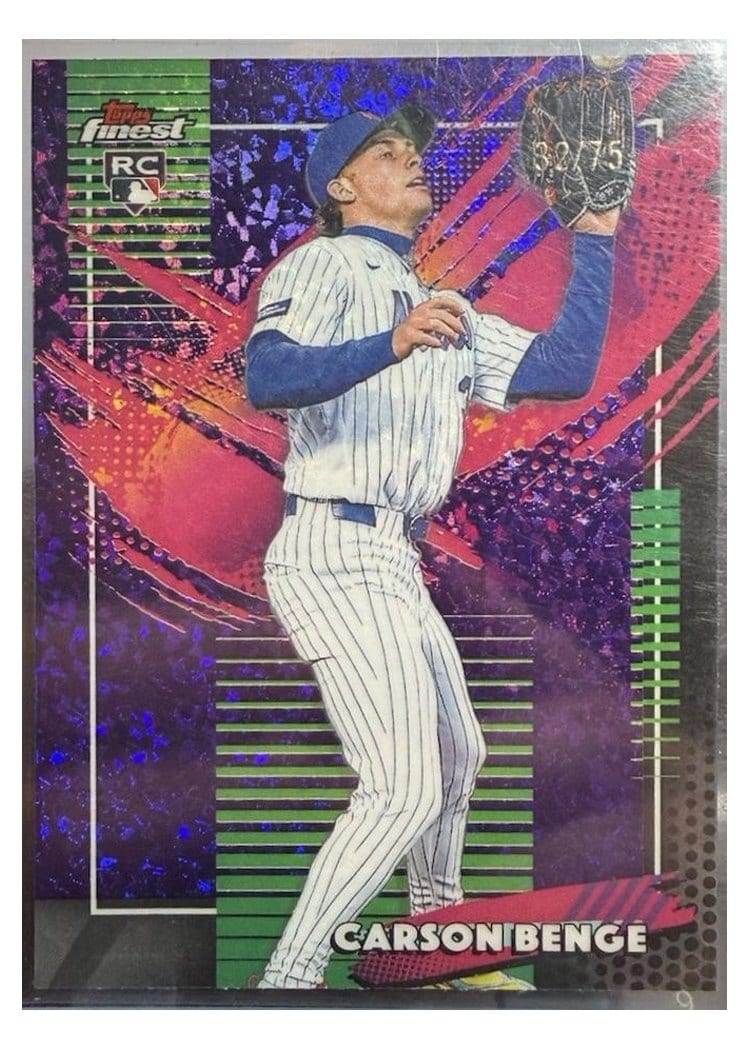 2026 Topps Finest Carson Benge #258 card