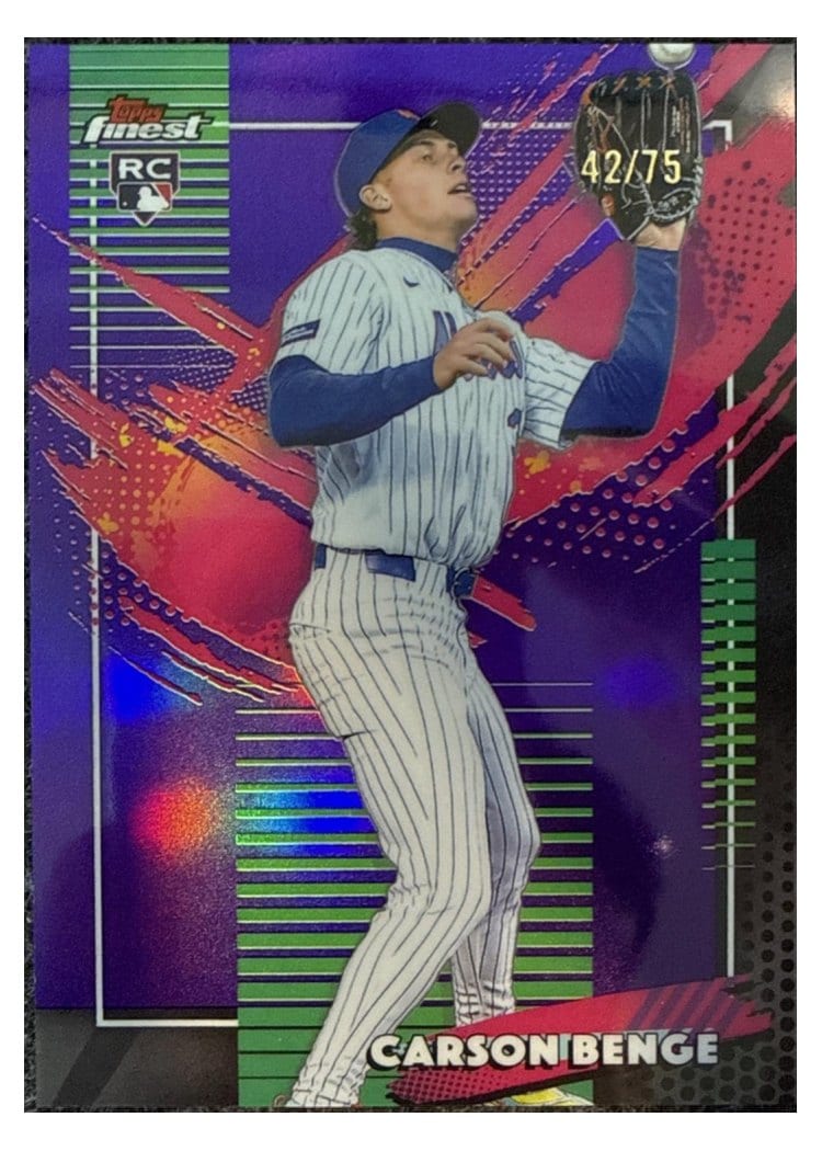 2026 Topps Finest Carson Benge #258 card