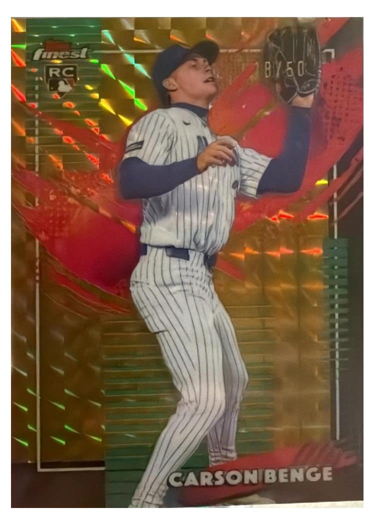 2026 Topps Finest Carson Benge #258 card