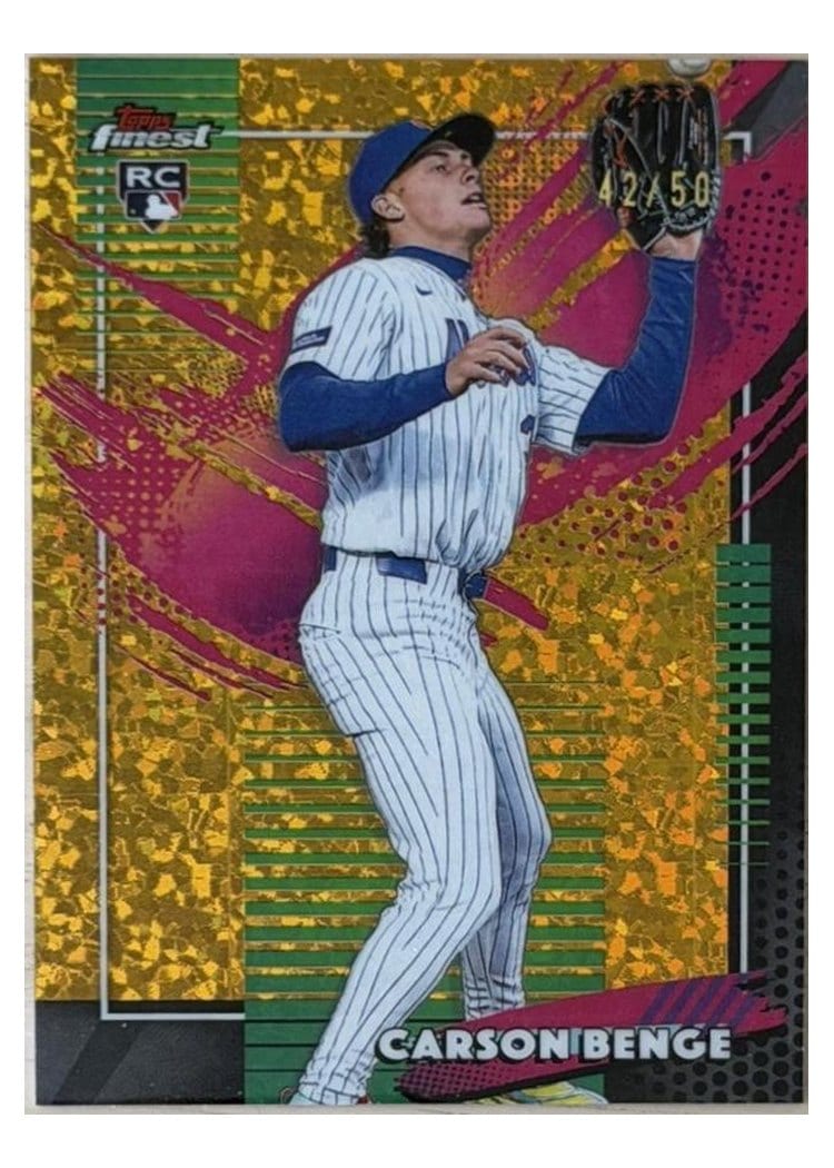 2026 Topps Finest Carson Benge #258 card