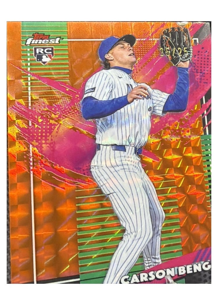 2026 Topps Finest Carson Benge #258 card