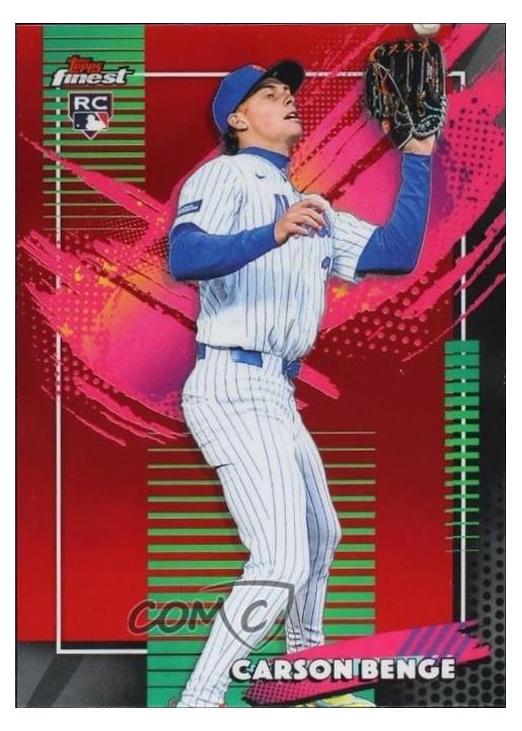 2026 Topps Finest Carson Benge #258 card