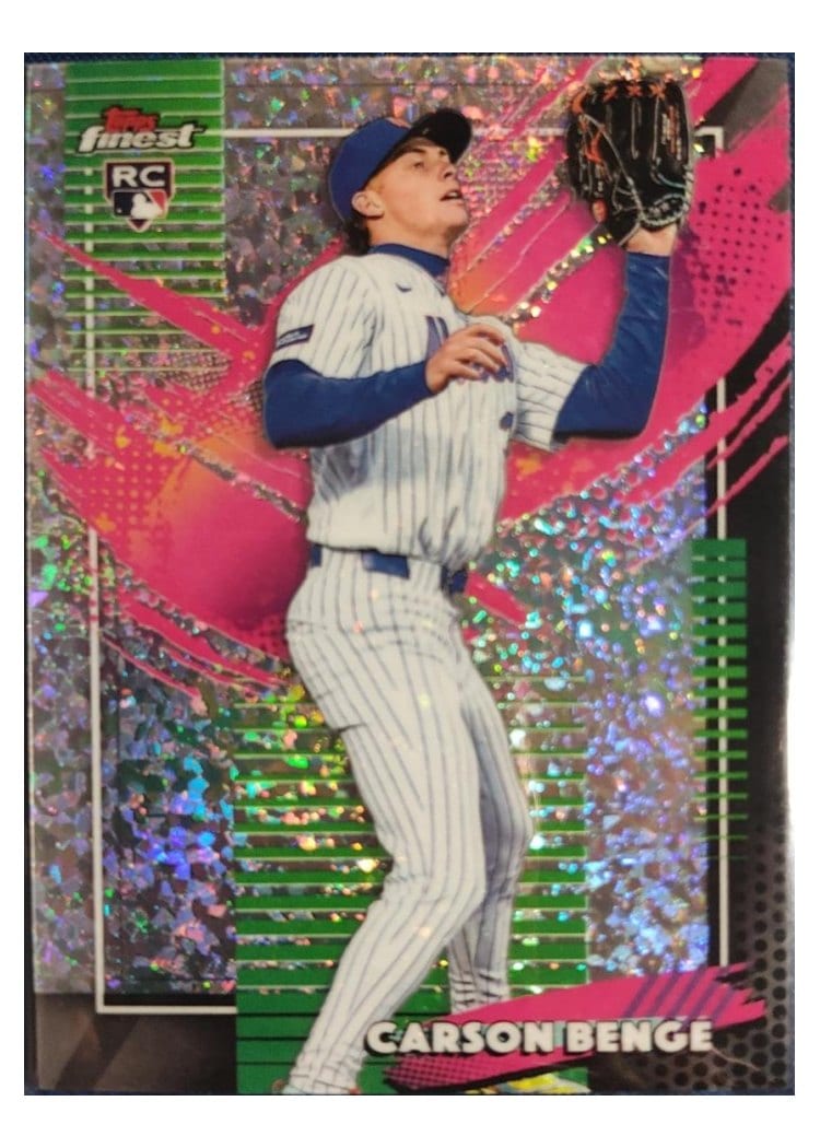 2026 Topps Finest Carson Benge #258 card