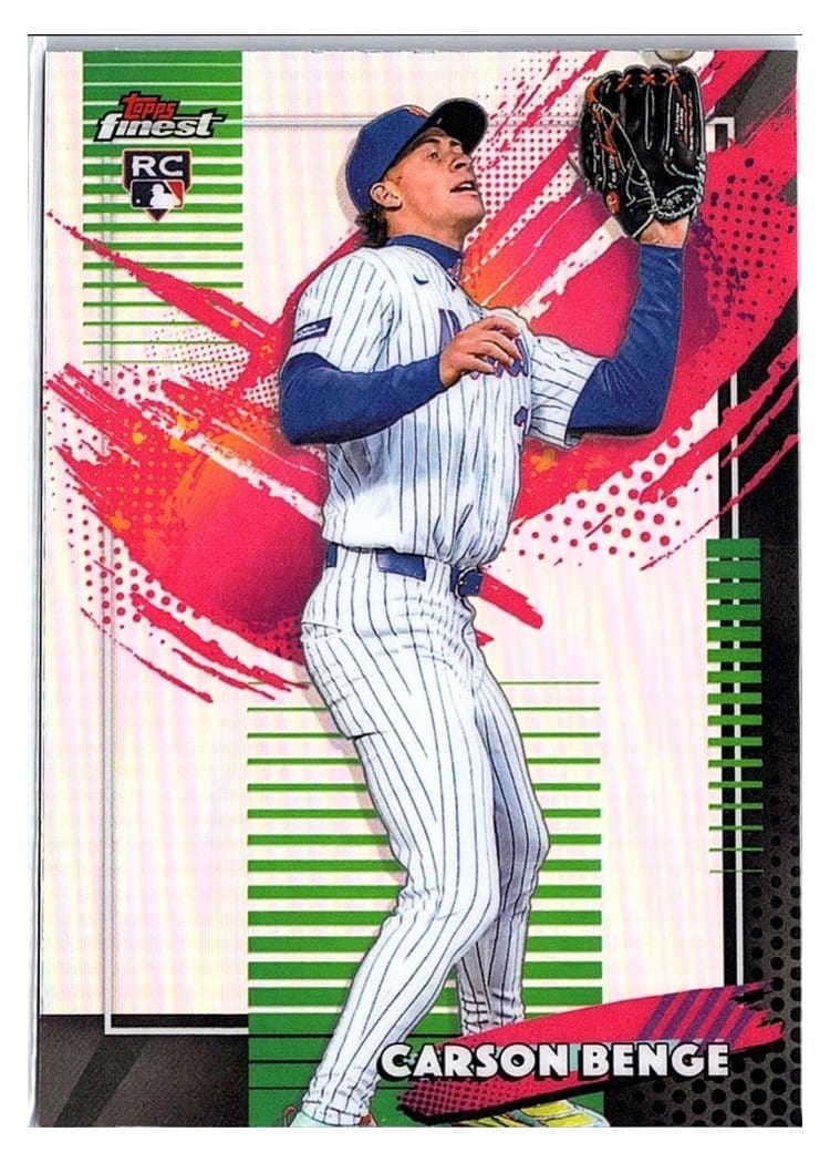2026 Topps Finest Carson Benge #258 card