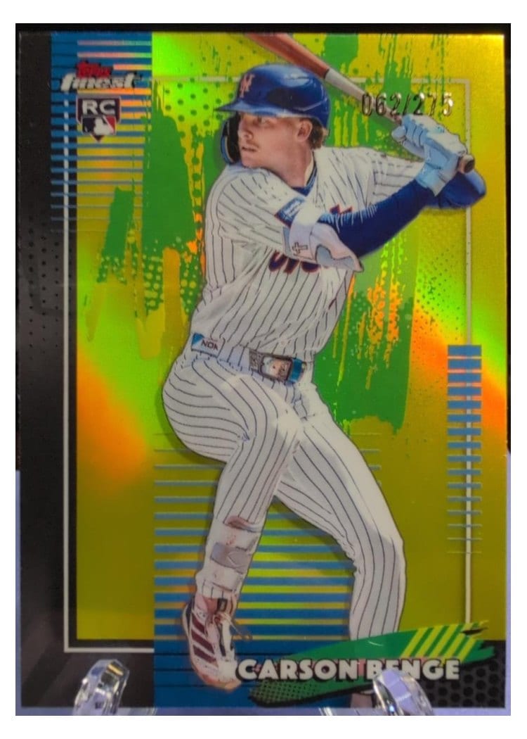 2026 Topps Finest Carson Benge #59 card