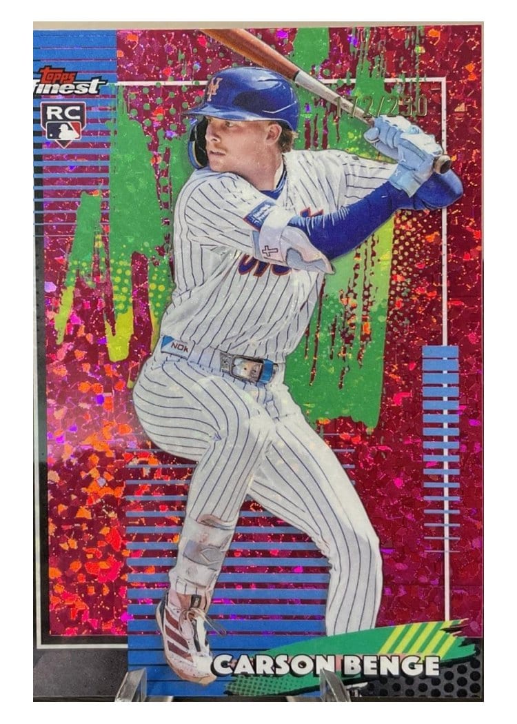 2026 Topps Finest Carson Benge #59 card