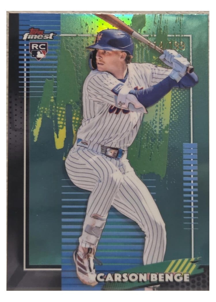 2026 Topps Finest Carson Benge #59 card