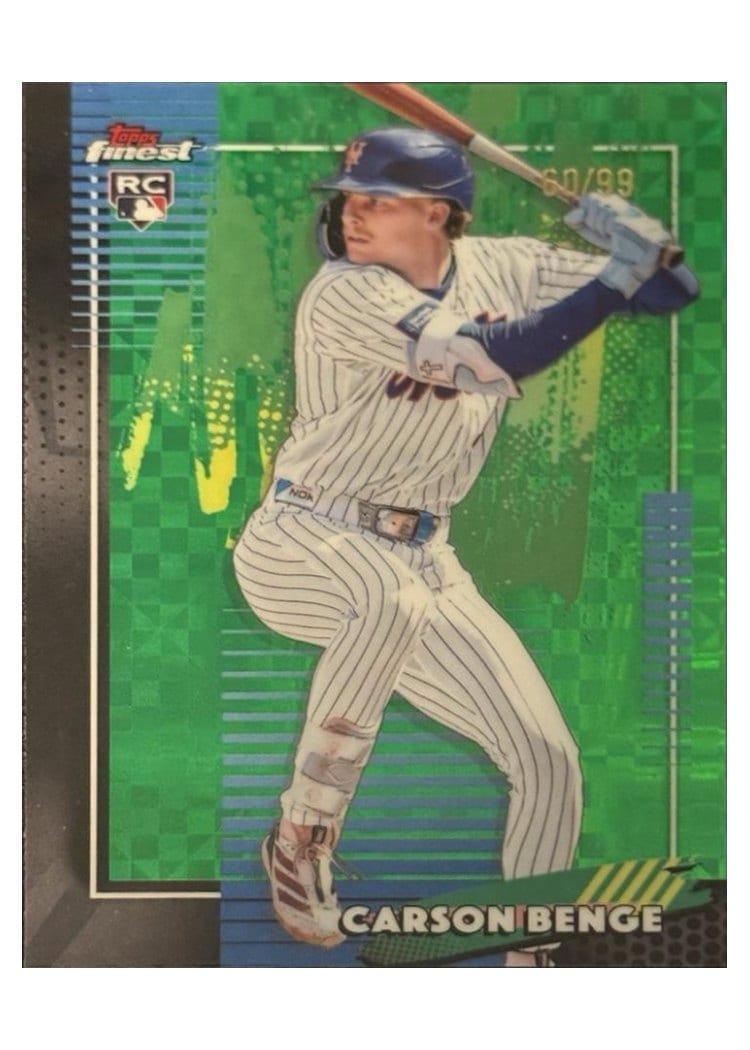 2026 Topps Finest Carson Benge #59 card