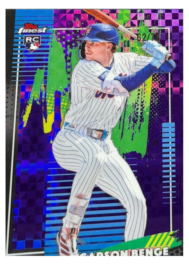 2026 Topps Finest Carson Benge #59 card