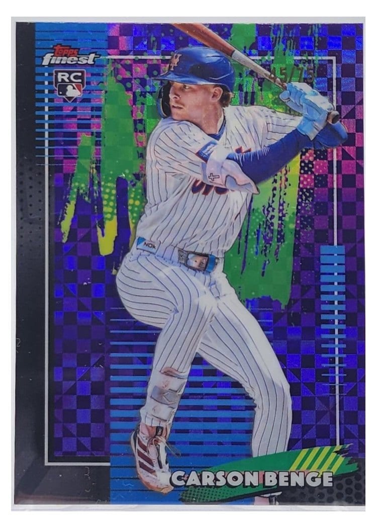 2026 Topps Finest Carson Benge #59 card