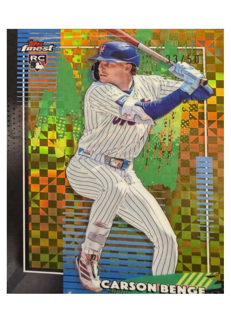 2026 Topps Finest Carson Benge #59 card