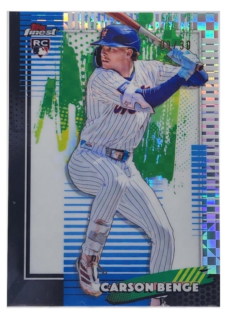 2026 Topps Finest Carson Benge #59 card