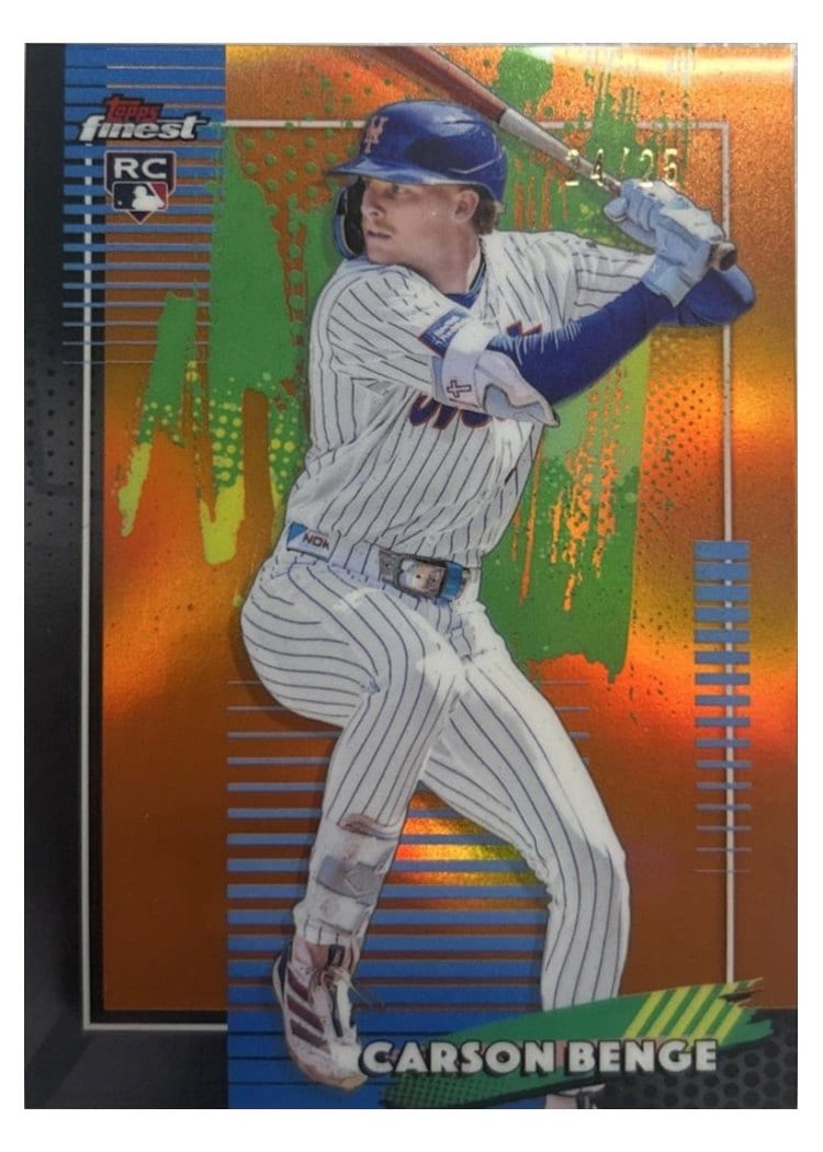 2026 Topps Finest Carson Benge #59 card