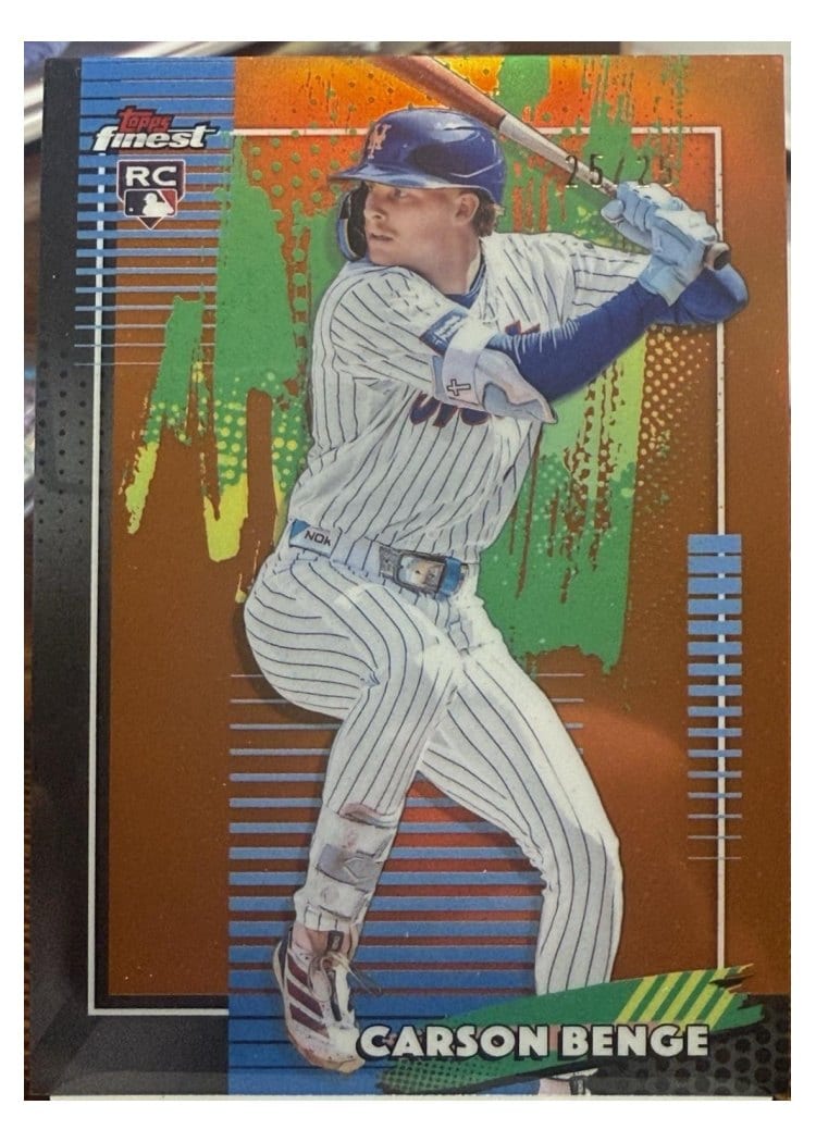 2026 Topps Finest Carson Benge #59 card