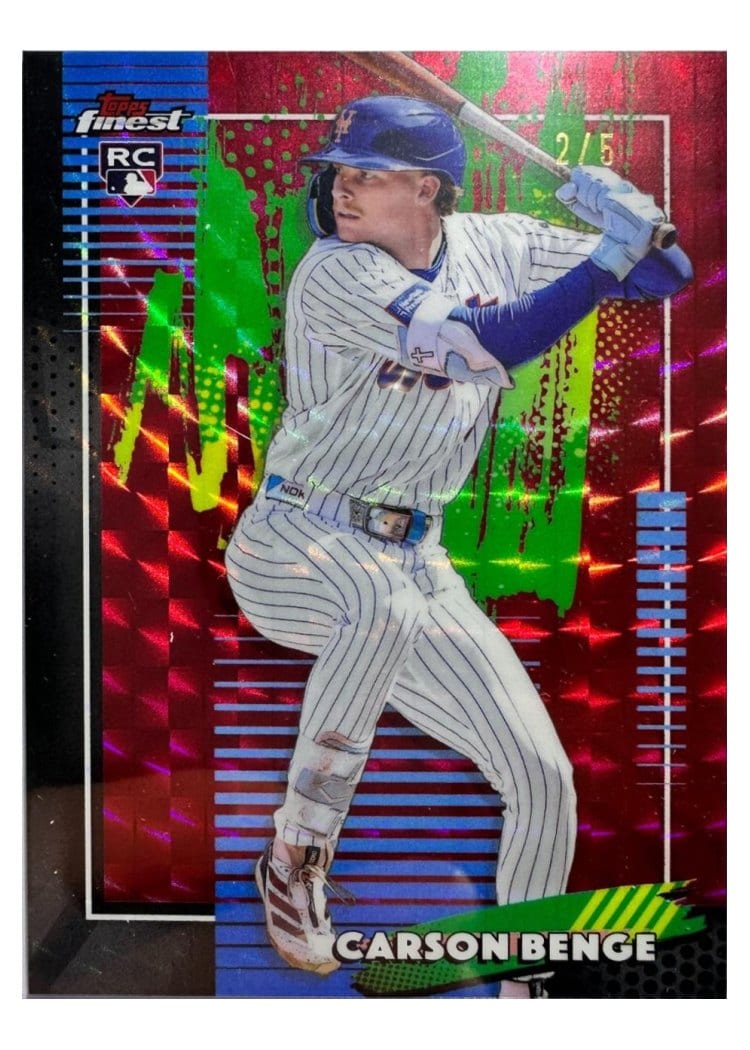 2026 Topps Finest Carson Benge #59 card