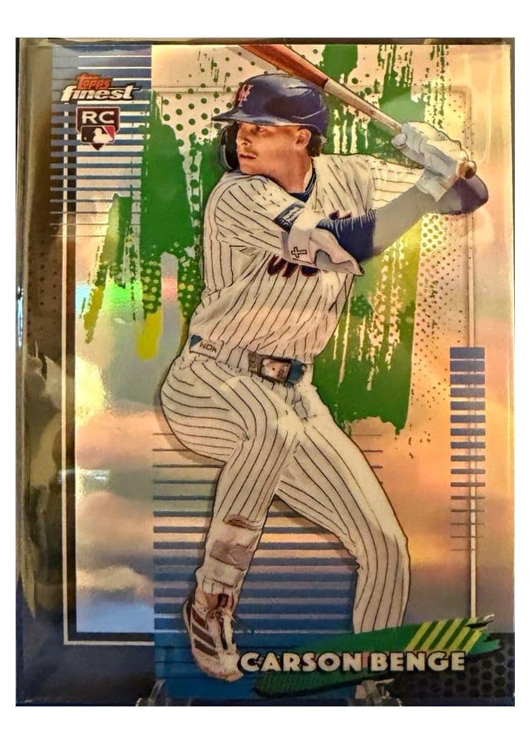 2026 Topps Finest Carson Benge #59 card