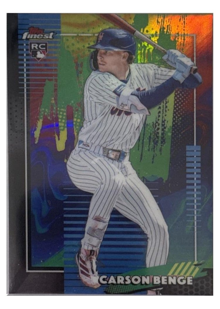 2026 Topps Finest Carson Benge #59 card