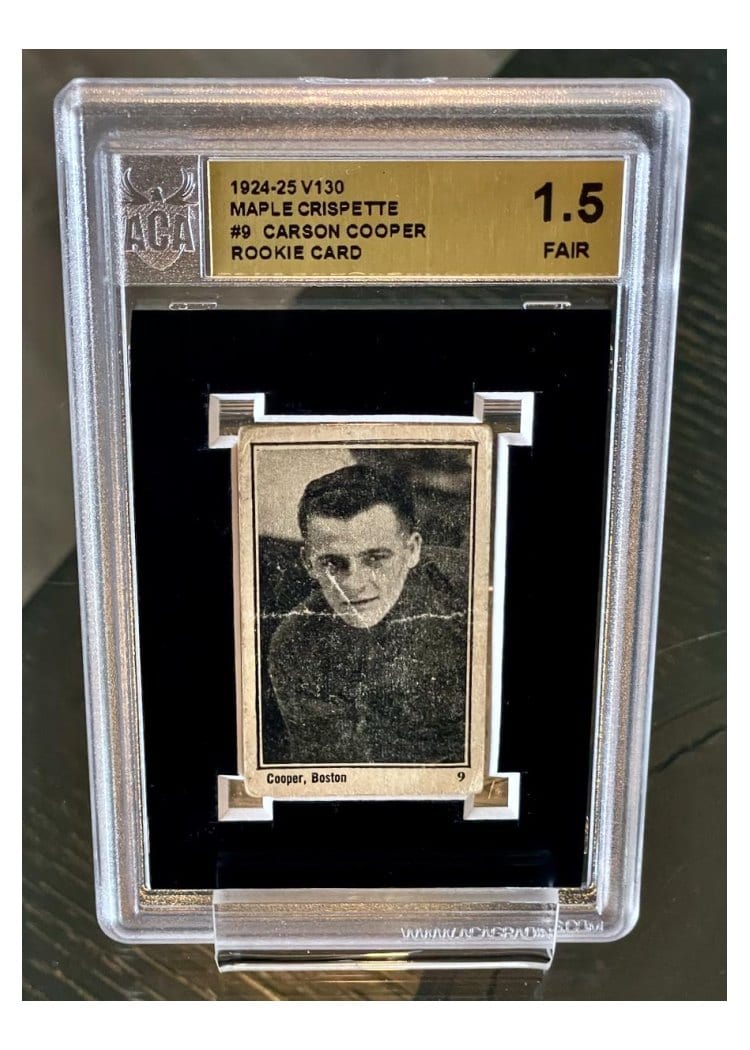 1924 V130 Maple Crispette Carson Cooper #9 card