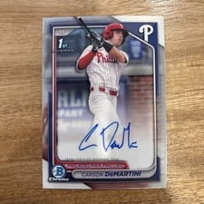 2024 Bowman Draft Chrome Prospect Autographs Carson DeMartini #CPA-CD card