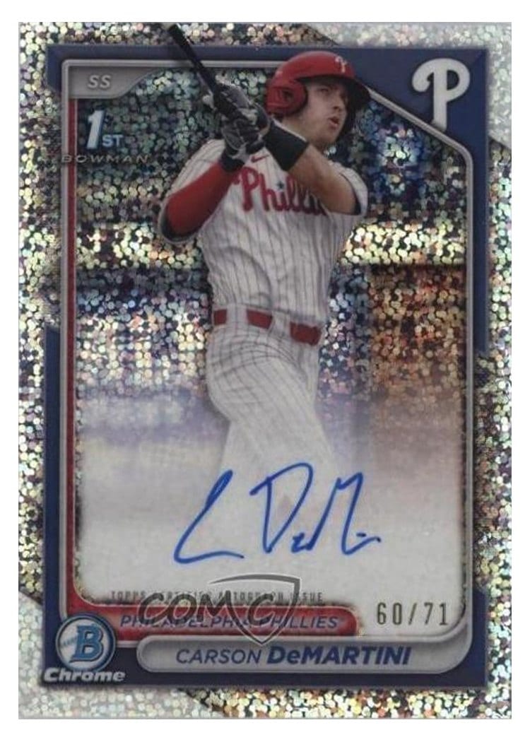 2024 Bowman Draft Chrome Prospect Autographs Carson DeMartini #CPA-CD card