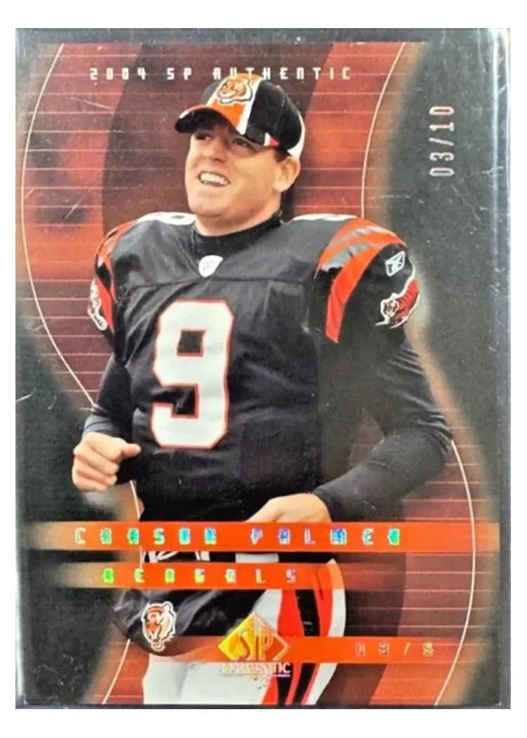 2004 SP Authentic Carson Palmer Black #19 card