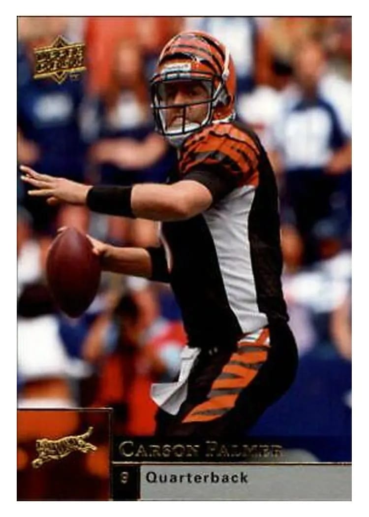 2009 Upper Deck Carson Palmer #45 card