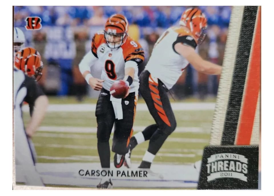 2011 Panini Threads Carson Palmer #29 card