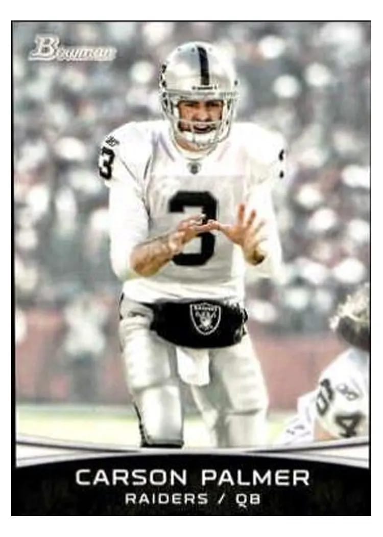 2012 Bowman Carson Palmer #9 card