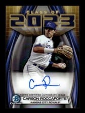2023 Bowman Draft Class of 2023 Autographs Carson Roccaforte #23A-CR card