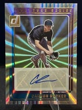 2025 Donruss Signature Series Carson Rucker #SG-CRK card