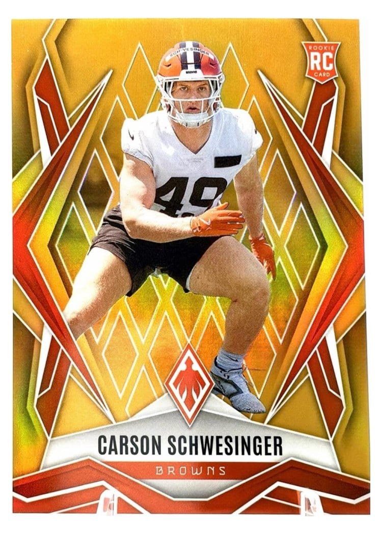 2025 Panini Phoenix Base Set Carson Schwesinger #201 card