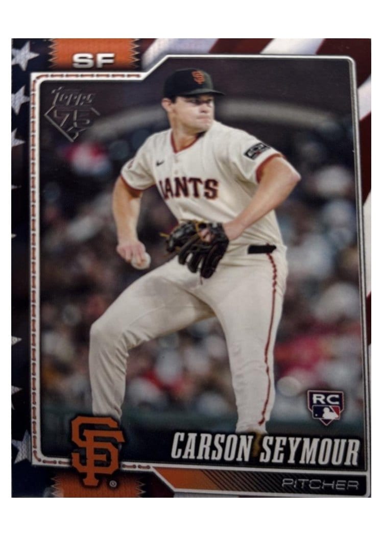2026 Topps Base Set Carson Seymour #112 card
