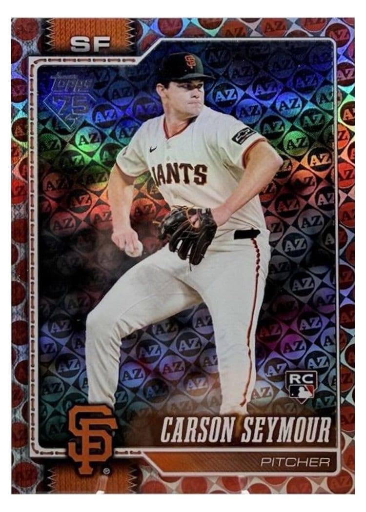 2026 Topps Base Set Carson Seymour #112 card
