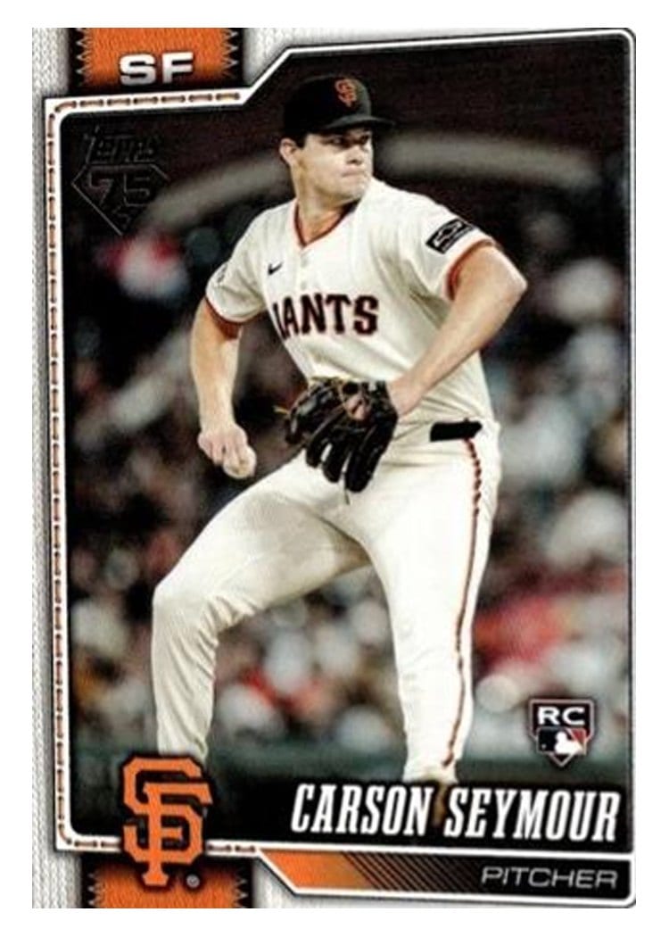 2026 Topps Base Set Carson Seymour #112 card