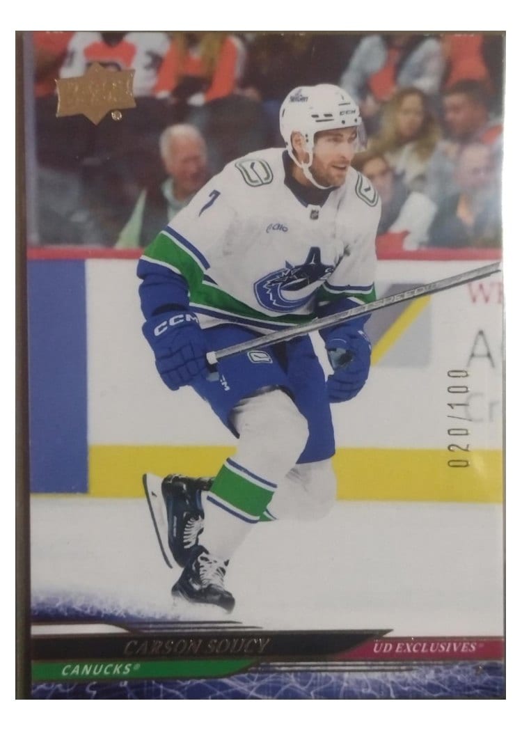 2024-25 Upper Deck Base Set Carson Soucy #634 card