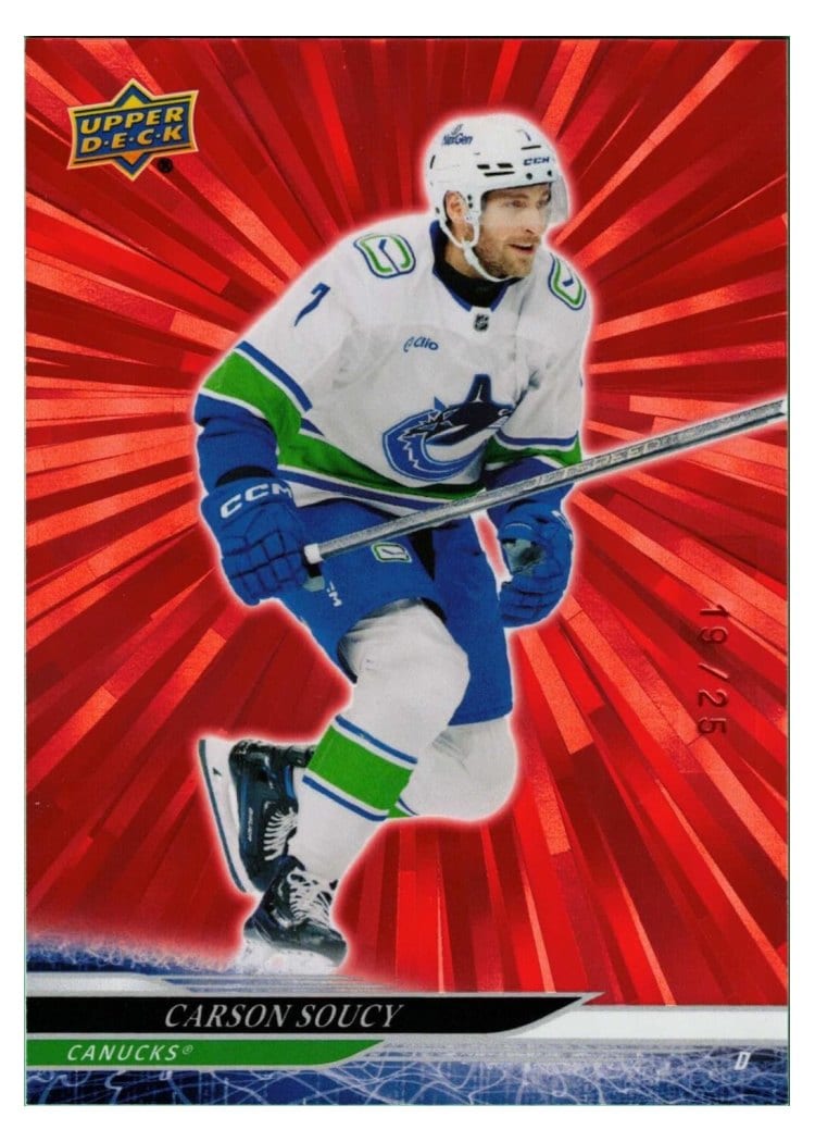 2024-25 Upper Deck Base Set Carson Soucy #634 card