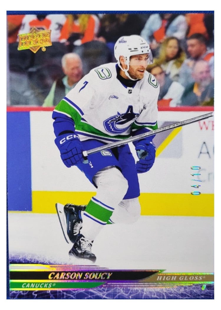2024-25 Upper Deck Base Set Carson Soucy #634 card