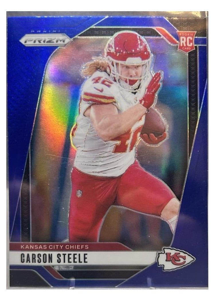 2024 Panini Prizm Base Set Carson Steele #377 card