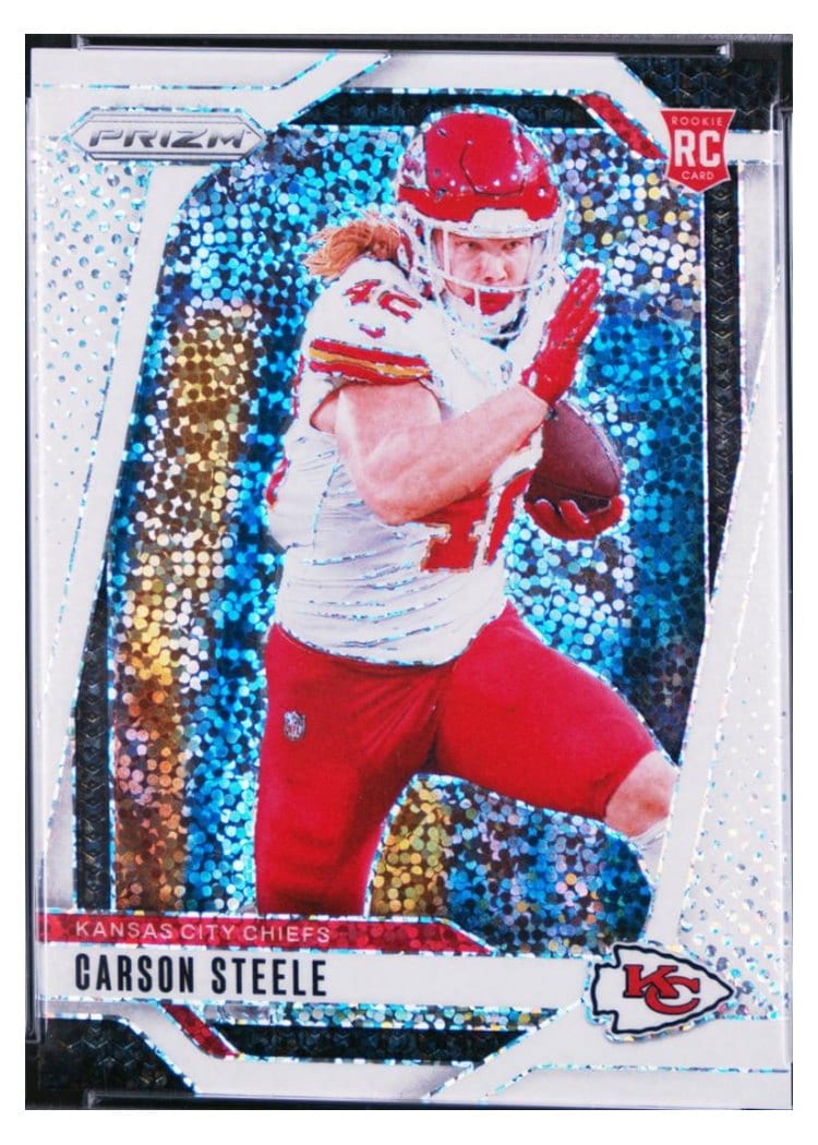 2024 Panini Prizm Base Set Carson Steele #377 card