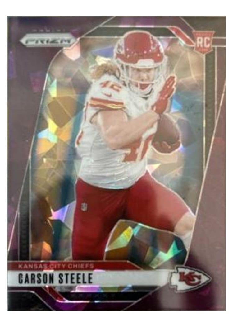 2024 Panini Prizm Base Set Carson Steele #377 card