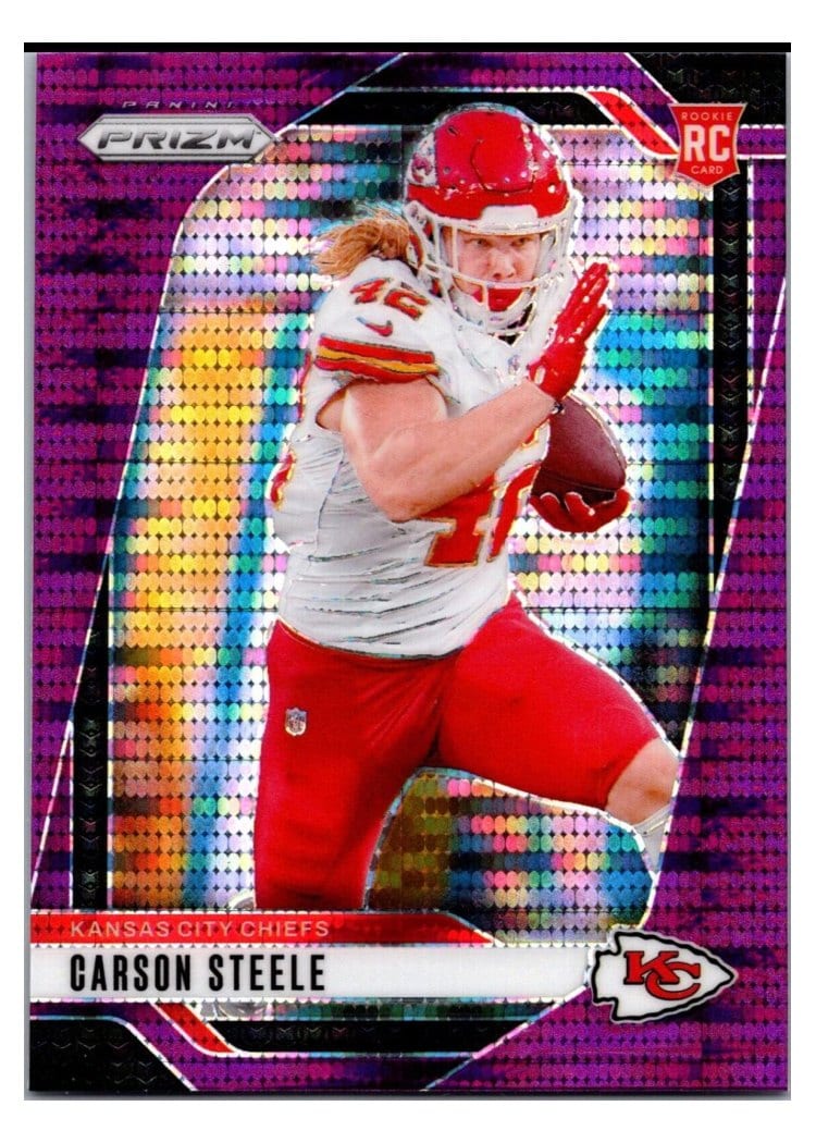 2024 Panini Prizm Base Set Carson Steele #377 card