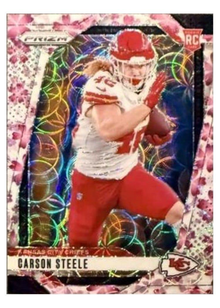 2024 Panini Prizm Base Set Carson Steele #377 card